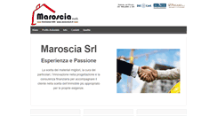 Desktop Screenshot of marosciasrl.it