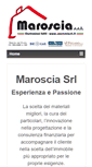 Mobile Screenshot of marosciasrl.it